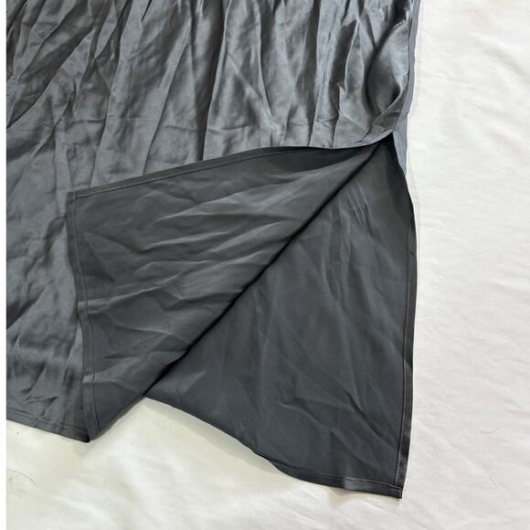 Quince Womens Medium 100% Washable Silk Cowl Neck Slip Dress Lightweight - Picture 7 of 11